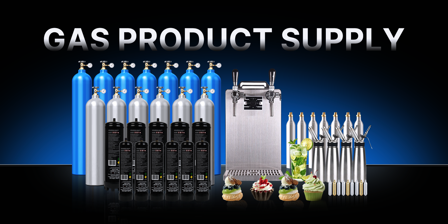 OASIS IMPEX food-grade commercial gases for culinary and beverage operations